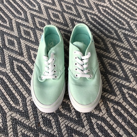 Vans Paisley mint green women’s 6 - Picture 3 of 8